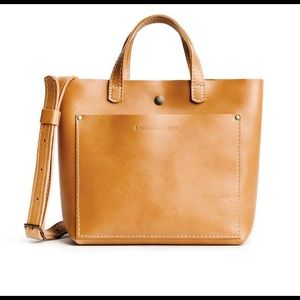 Portland Leather Crossbody Mini Bag, Sunflower